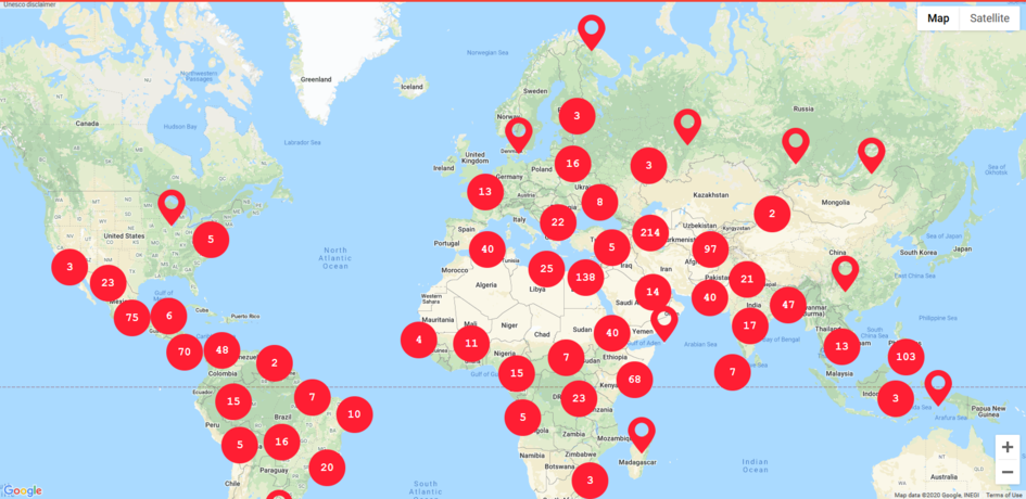 Carte interactive des journalistes tués dans le monde depuis (...)  La